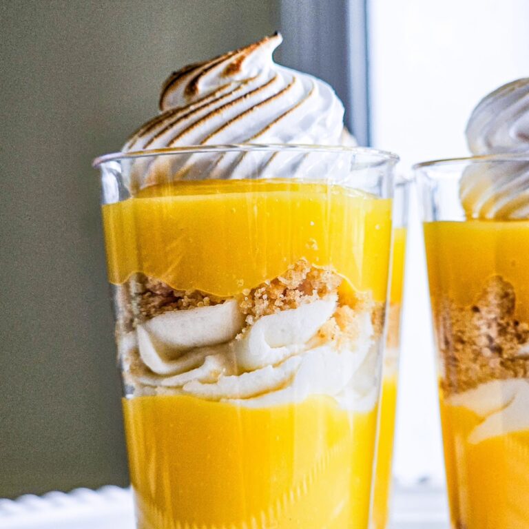 Lemon Meringue Pie Dessert Shooters